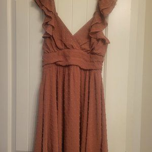 Altar'd State Ruffle sleeve mini dress Size M